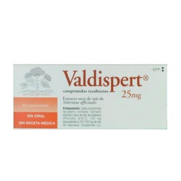 VALDISPERT 125 MG 50 COMPRIMIDOS RECUBIERTOS