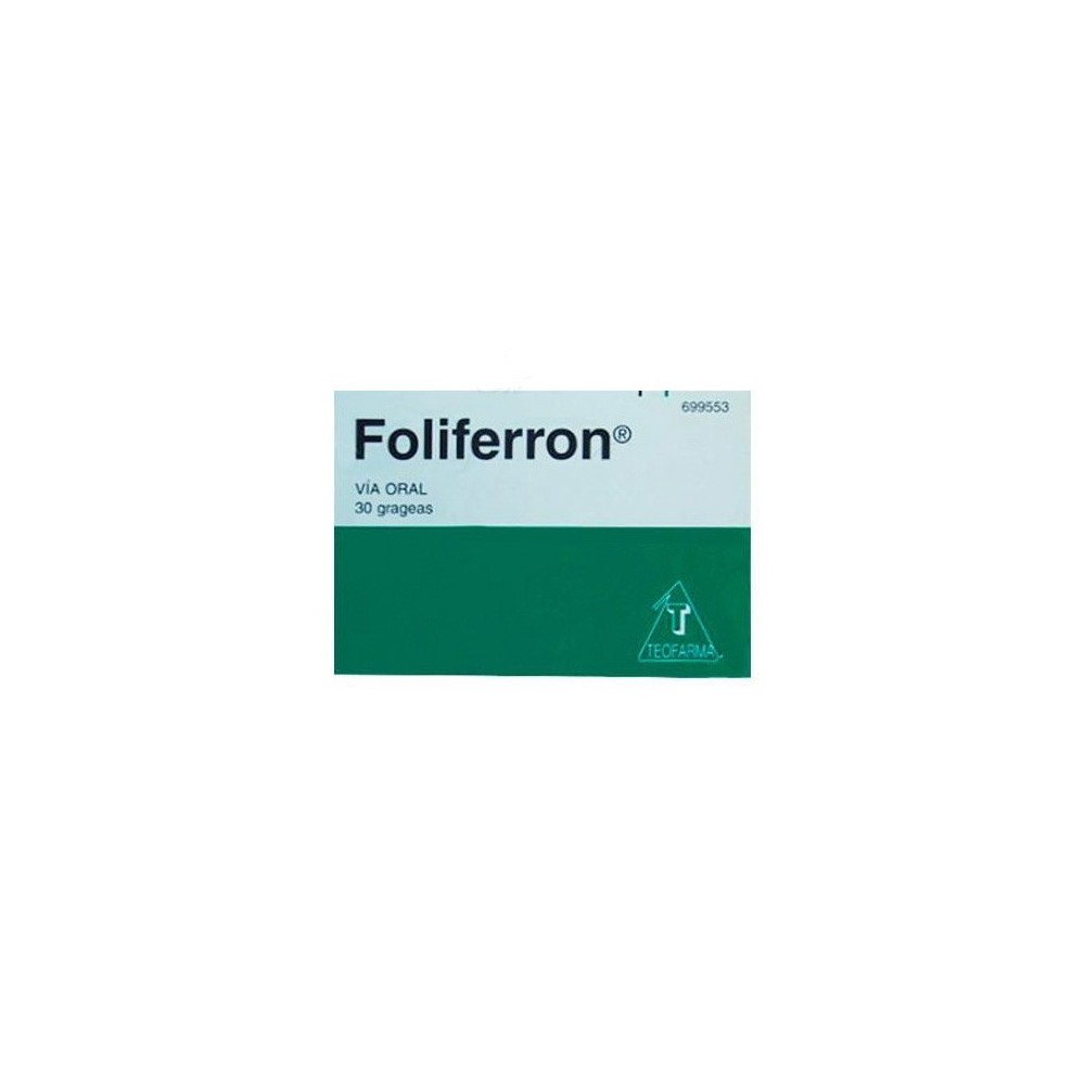 FOLIFERRON 30 GRAGEAS