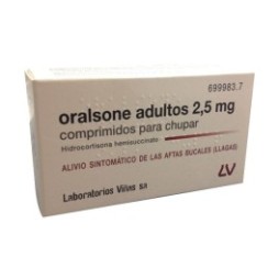 ORALSONE ADULTOS 2.5 MG 12 COMPRIMIDOS PARA CHUP