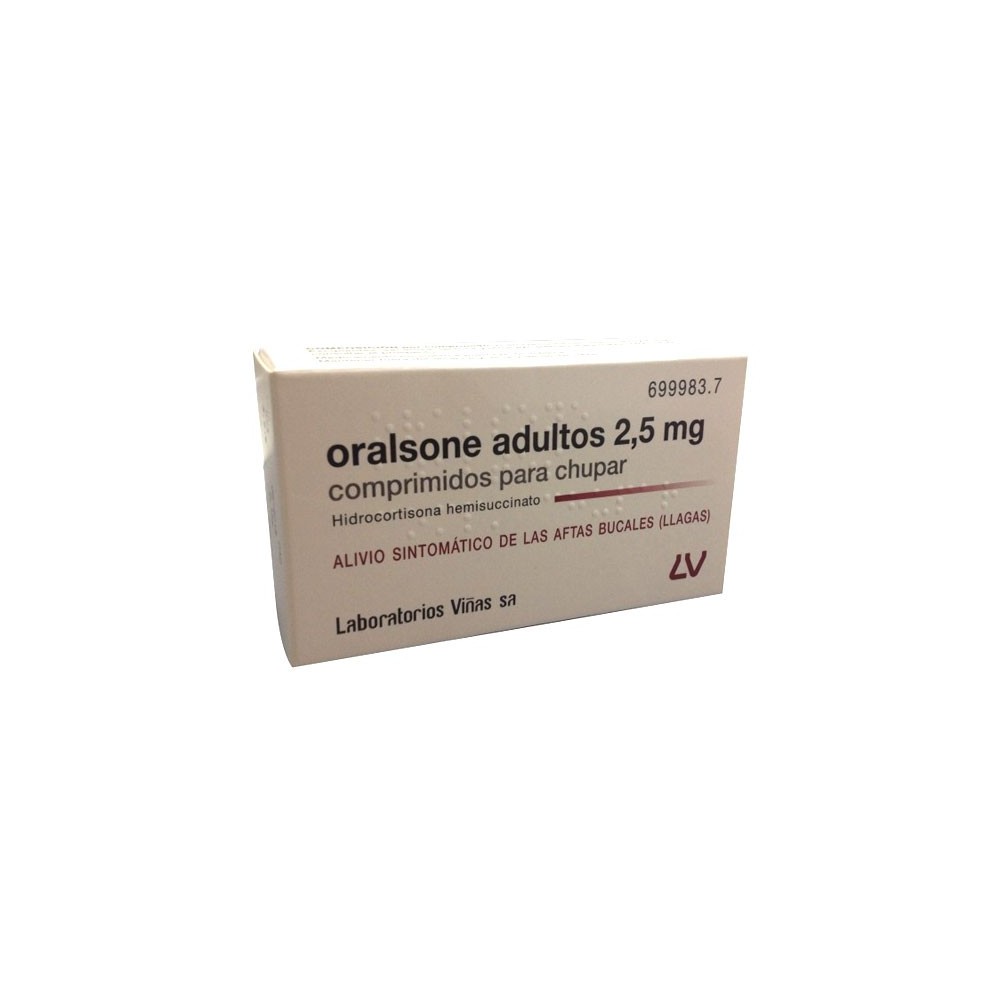 ORALSONE ADULTOS 2.5 MG 12 COMPRIMIDOS PARA CHUP