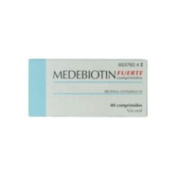 MEDEBIOTIN FUERTE 5 MG 40 COMPRIMIDOS