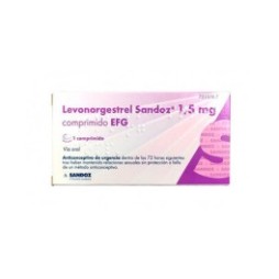 LEVONORGESTREL SANDOZ EFG 1.5 MG 1 COMPRIMIDO
