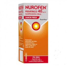 NUROFEN PEDIATRICO 40 MG/ML SUSPENSION ORAL SABOR FRESA - (150ML)