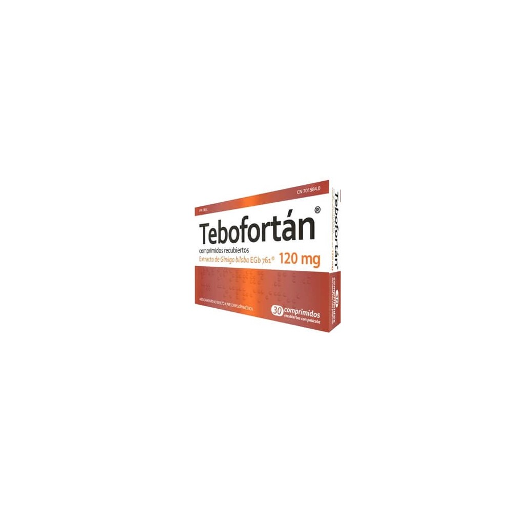 TEBOFORTAN 120MG, 30 COMPRIMIDOS RECUBIERTOS CON PELÍCULA