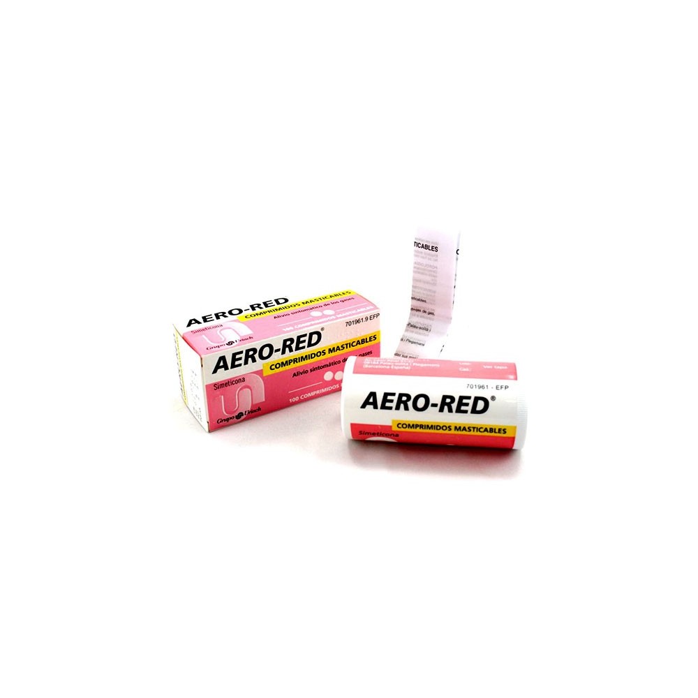 AERO RED 40 MG 100 COMPRIMIDOS MASTICABLES