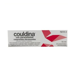 COULDINA CON PARACETAMOL 20 COMPRIMIDOS EFERVESCENTES