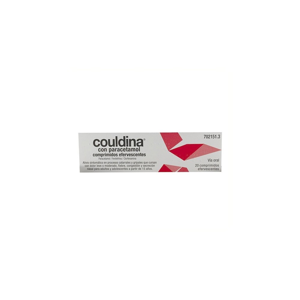 COULDINA CON PARACETAMOL 20 COMPRIMIDOS EFERVESCENTES