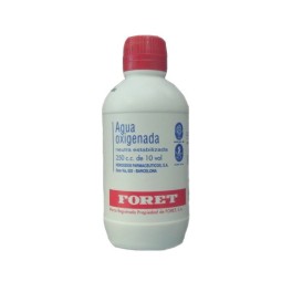 AGUA OXIGENADA FORET 10 VOLUMENES SOLUCION TOPICA 250 ML