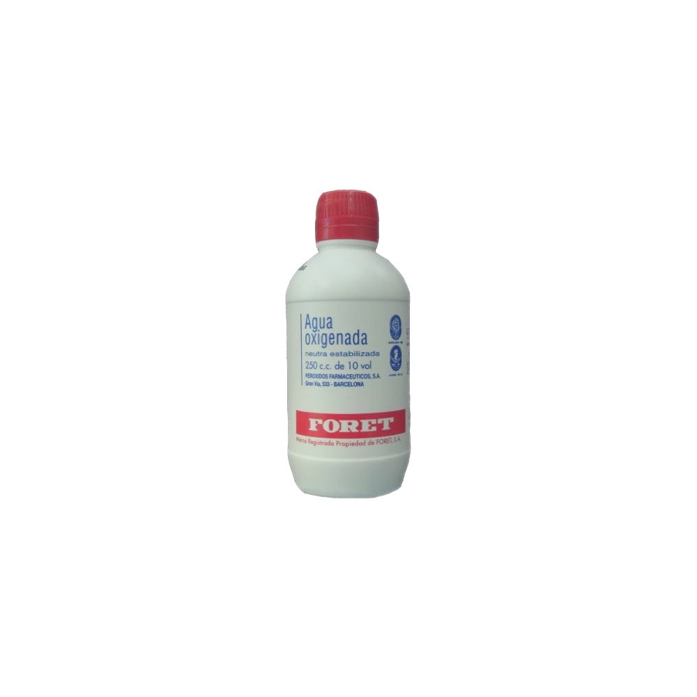 AGUA OXIGENADA FORET 10 VOLUMENES SOLUCION TOPICA 250 ML