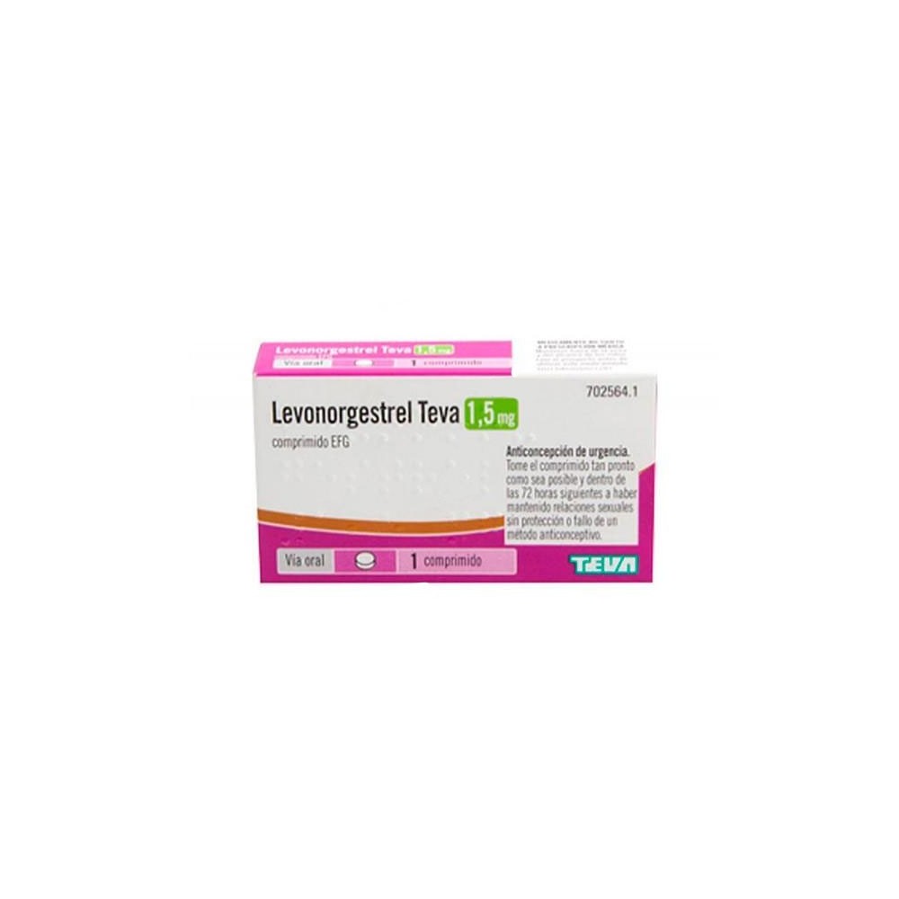 LEVONORGESTREL TEVA EFG 1.5 MG 1 COMPRIMIDO