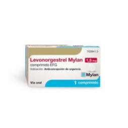 LEVONORGESTREL MYLAN EFG 1.5 MG 1 COMPRIMIDO