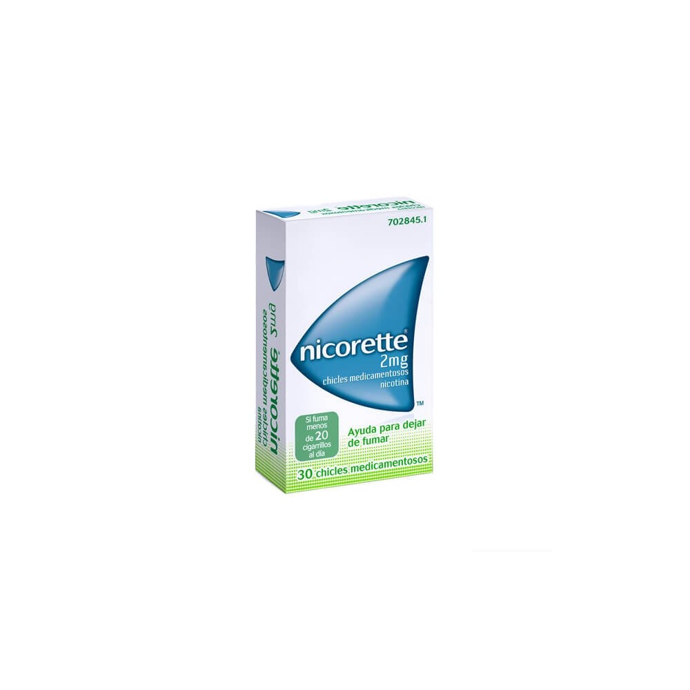 NICORETTE 2MG, 30 CHICLES MEDICAMENTOSOS