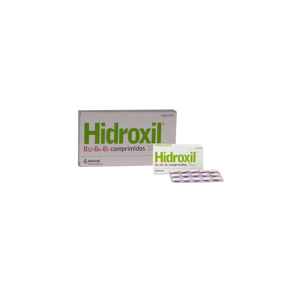 HIDROXIL B1 B6 B12 30 COMPRIMIDOS RECUBIERTOS