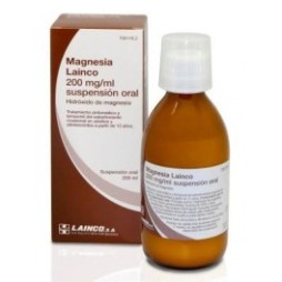 MAGNESIA LAINCO 200 MG/ML SUSPENSION ORAL , 220 ML