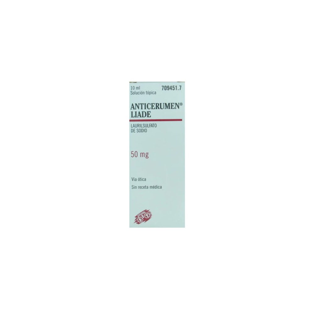 ANTICERUMEN LIADE 50 MG/ML GOTAS OTICAS SOLUCION