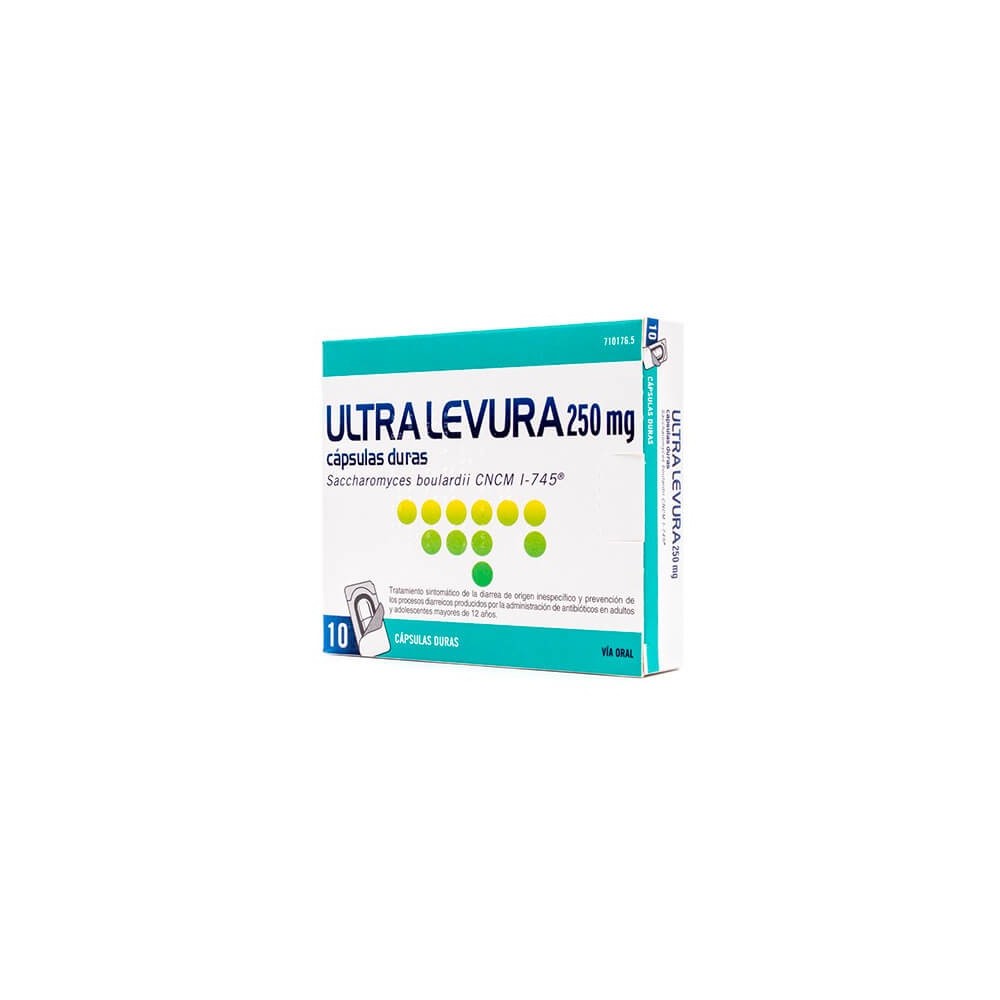 ULTRA-LEVURA 250 MG, 10 CAPSULAS