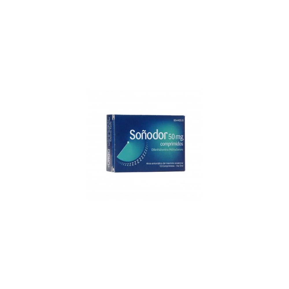 SOÑODOR 50 MG 10 COMPRIMIDOS
