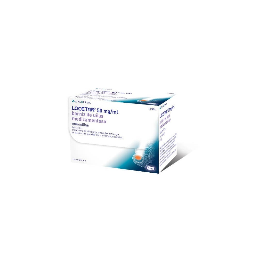 LOCETAR 50 MG/ML BARNIZ DE UÑAS MEDICAMENTOSO 5ML- (1FCO)