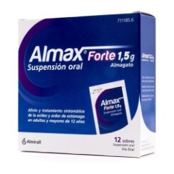 ALMAX FORTE 1,5G SUSPENSIÓN ORAL,12 SOBRES
