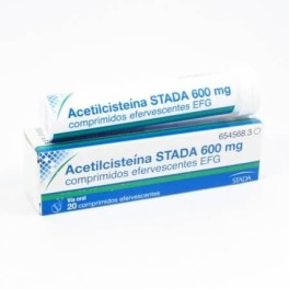 ACETILCISTEINA STADA 600MG, 20 COMPRIMIDOS - (TUBO)