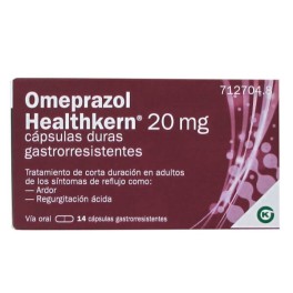 OMEPRAZOL HEALTHKERN 20MG, 14 CÁPSULAS DURAS GASTRORRESISTENTES (BLISTER)