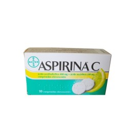 ASPIRINA C 400/240 MG 10 COMPRIMIDOS EFERVESCENT