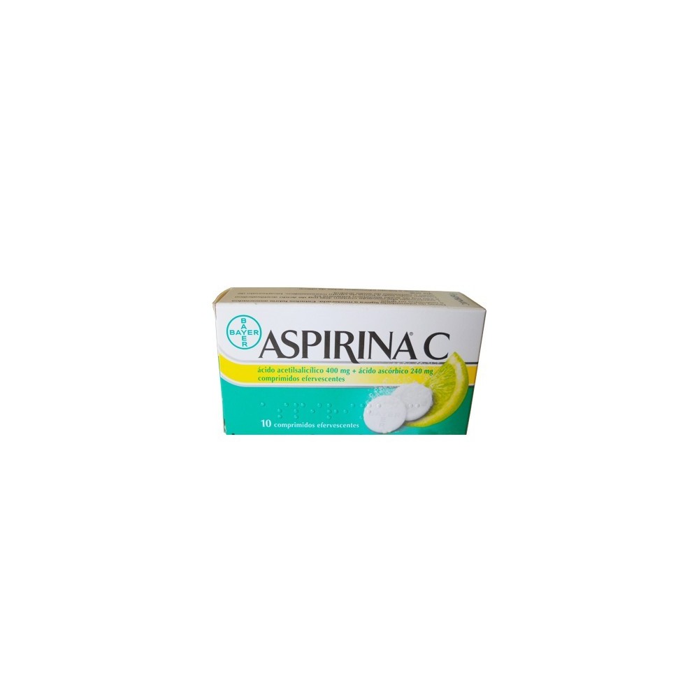 ASPIRINA C 400/240 MG 10 COMPRIMIDOS EFERVESCENT