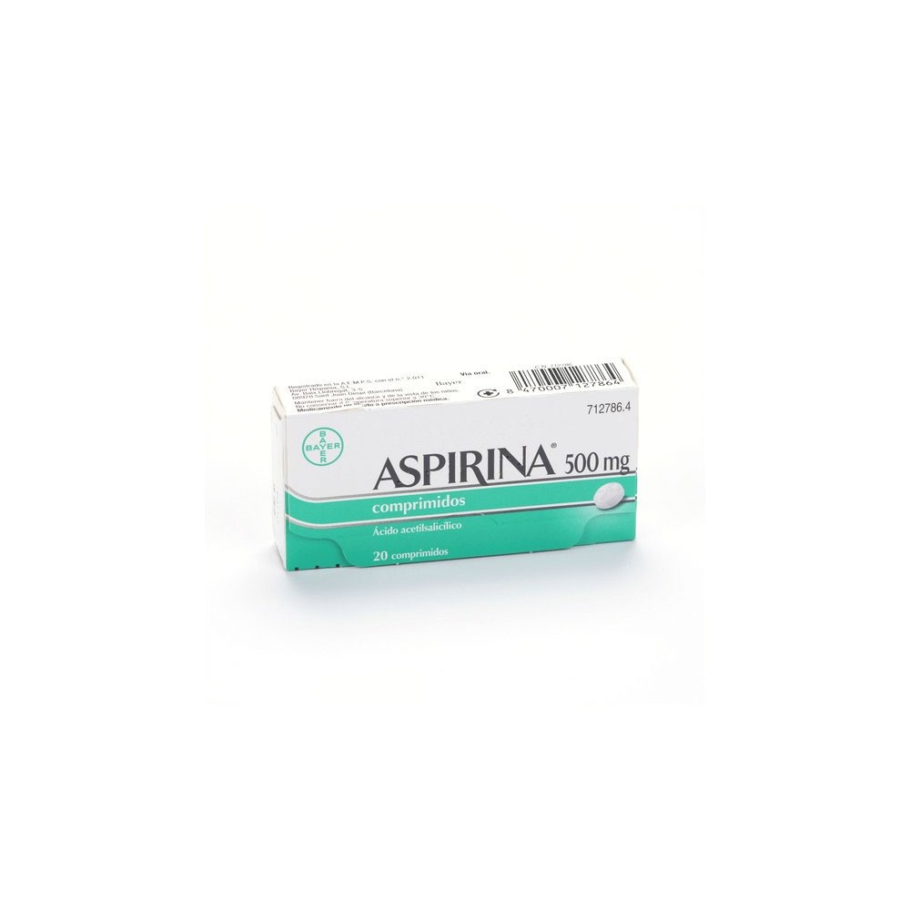 ASPIRINA 500 MG 20 COMPRIMIDOS