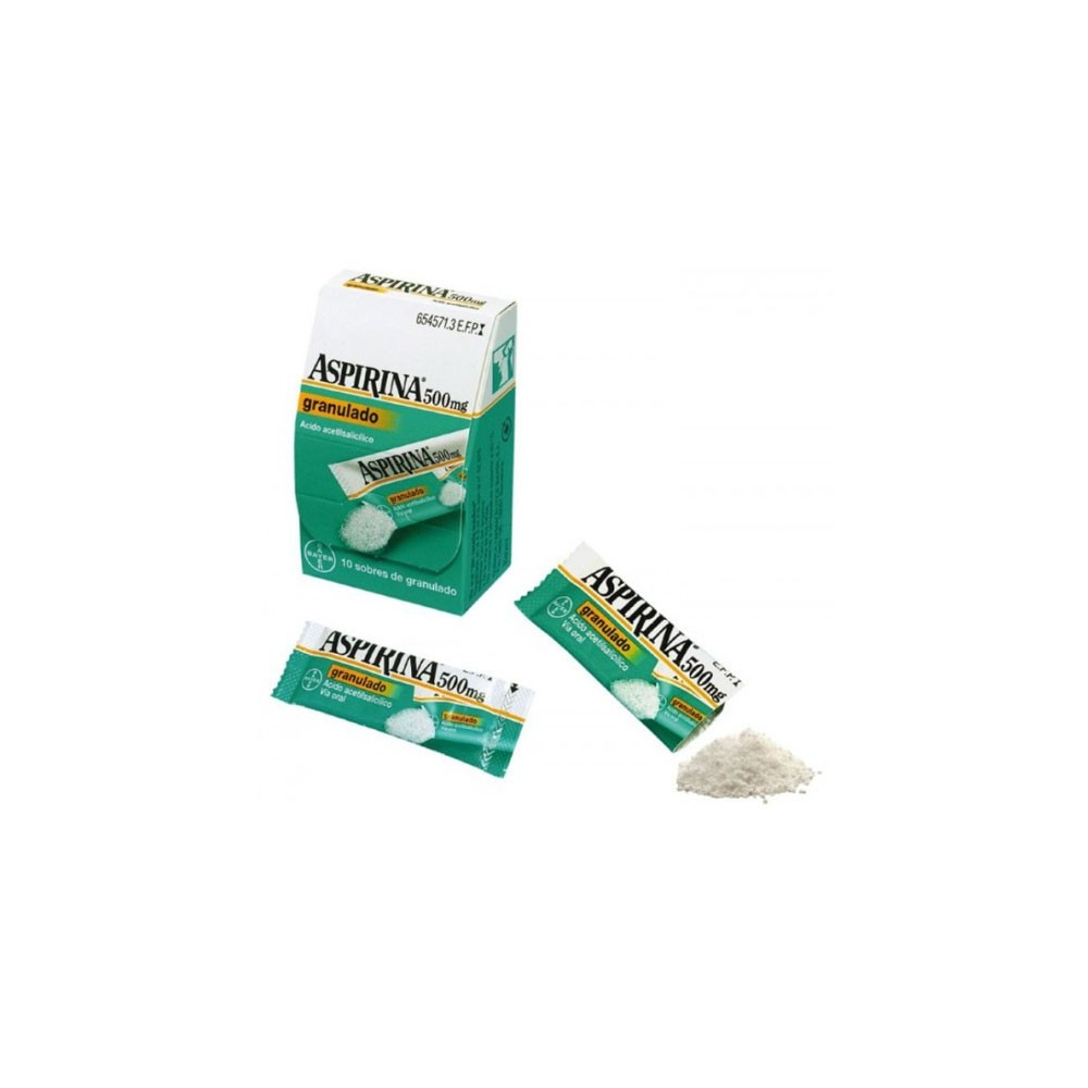 ASPIRINA 500 MG 10 SOBRES GRANULADO