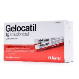 GELOCATIL 1G SOLUCIÓN ORAL - (10 SOBRES)