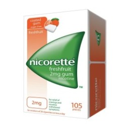 NICORETTE FRESHFRUIT 2 MG 105 CHICLES