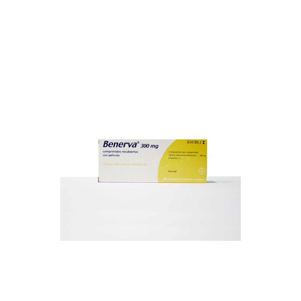 BENERVA 300 MG 20 COMPRIMIDOS