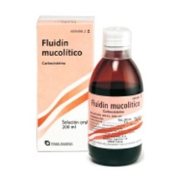 FLUIDIN MUCOLITICO 50 MG/ML SOLUCION ORAL 200 ML