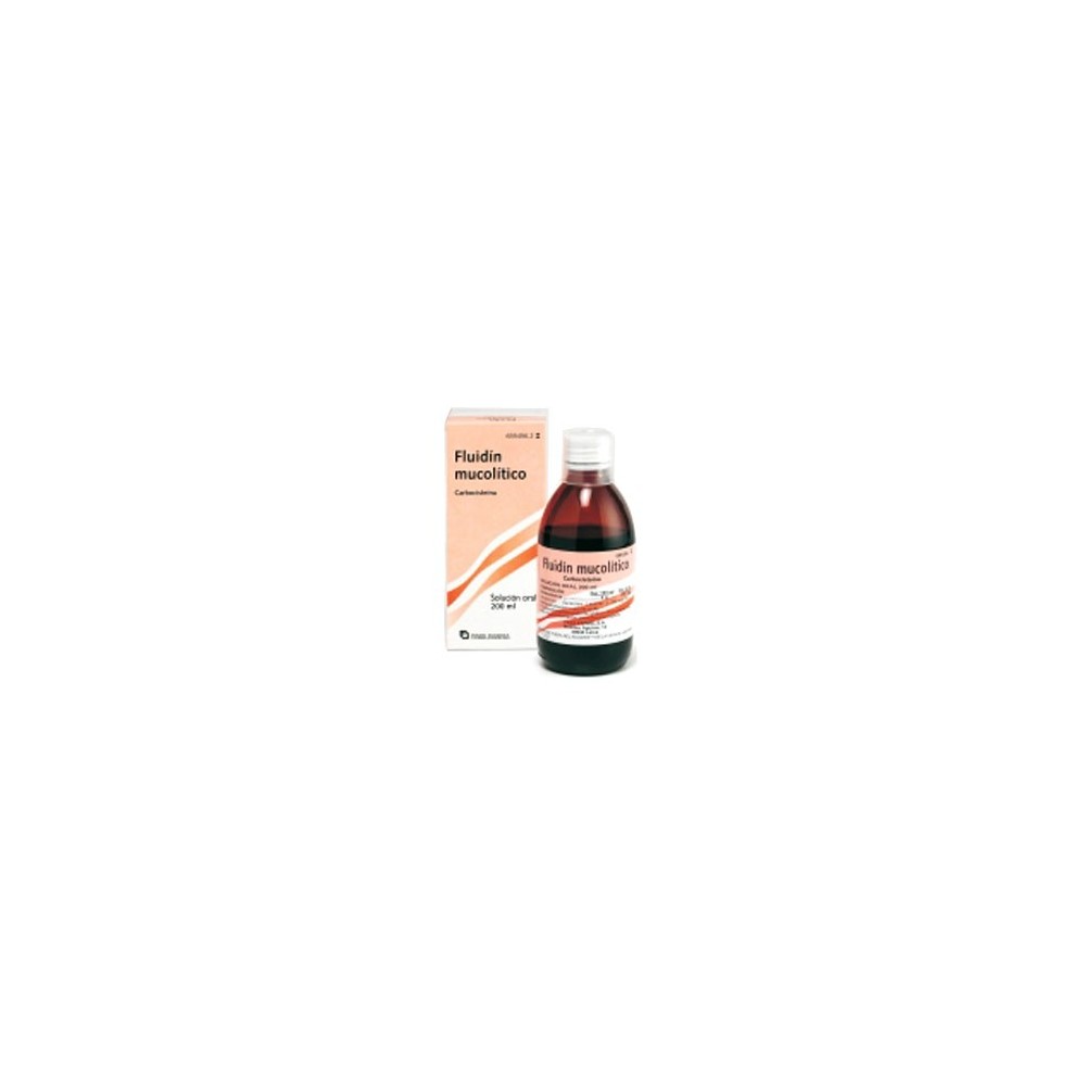 FLUIDIN MUCOLITICO 50 MG/ML SOLUCION ORAL 200 ML