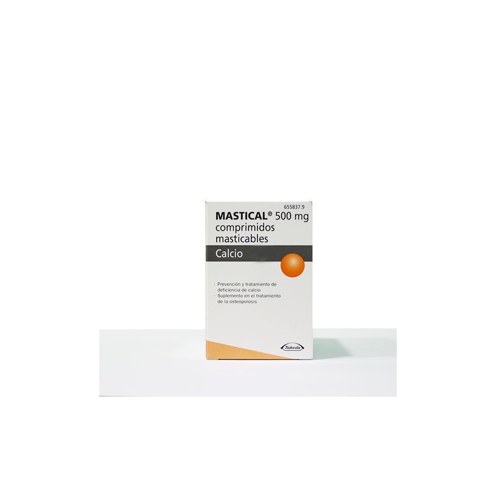 MASTICAL 1250 MG (500 MG CA) 90 COMPRIMIDOS MASTICABLES