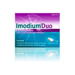IMODIUM DUO 2/125 MG 12 COMPRIMIDOS