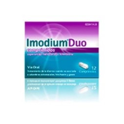 IMODIUM DUO 2/125 MG 12 COMPRIMIDOS