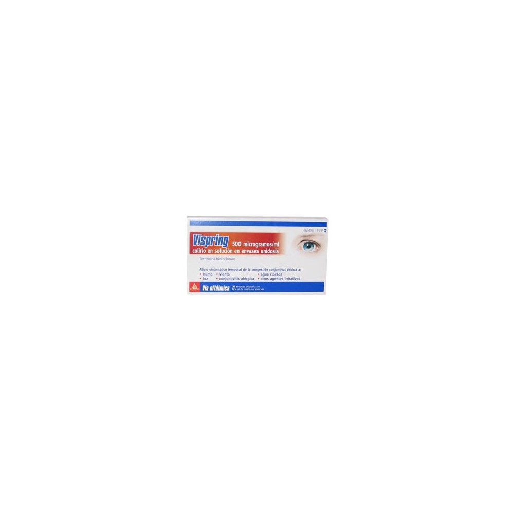 VISPRING 0.5 MG/ML COLIRIO 10 MONODOSIS SOLUCION